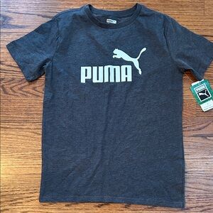 NWT Puma Kids Charcoal Tee